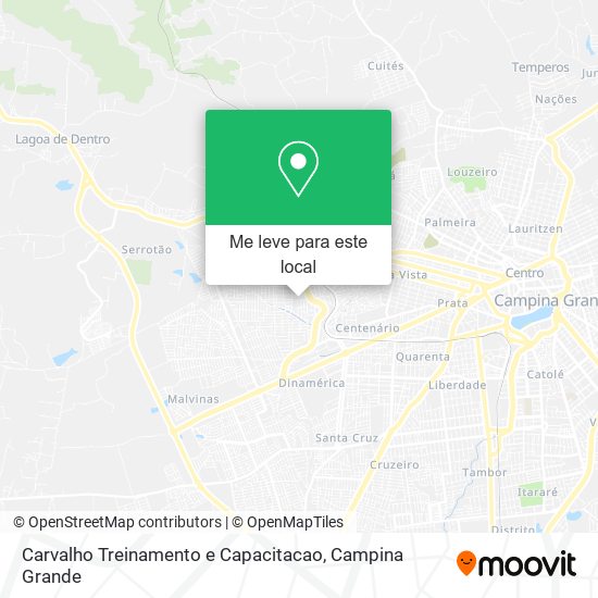 Carvalho Treinamento e Capacitacao mapa