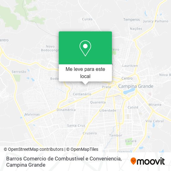 Barros Comercio de Combustivel e Conveniencia mapa