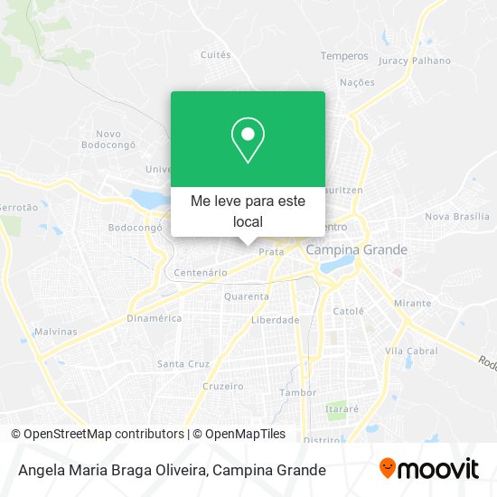 Angela Maria Braga Oliveira mapa