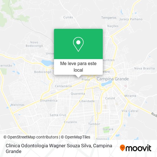 Clínica Odontologia Wagner Souza Silva mapa