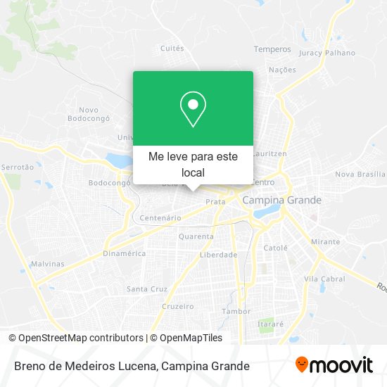 Breno de Medeiros Lucena mapa