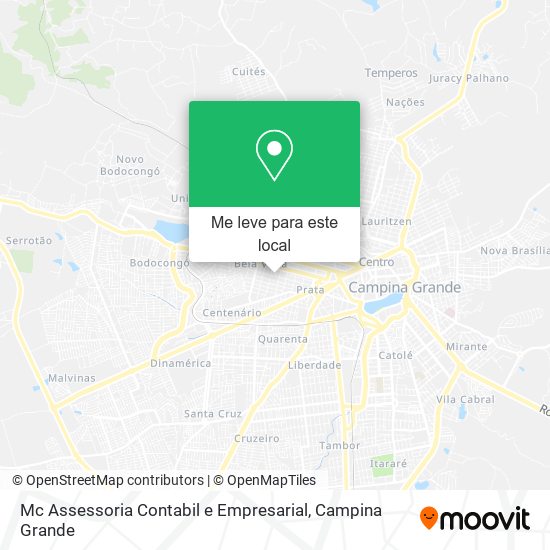 Mc Assessoria Contabil e Empresarial mapa