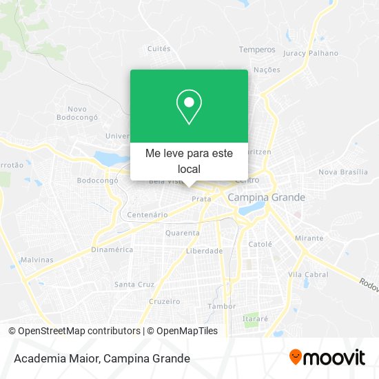 Academia Maior mapa