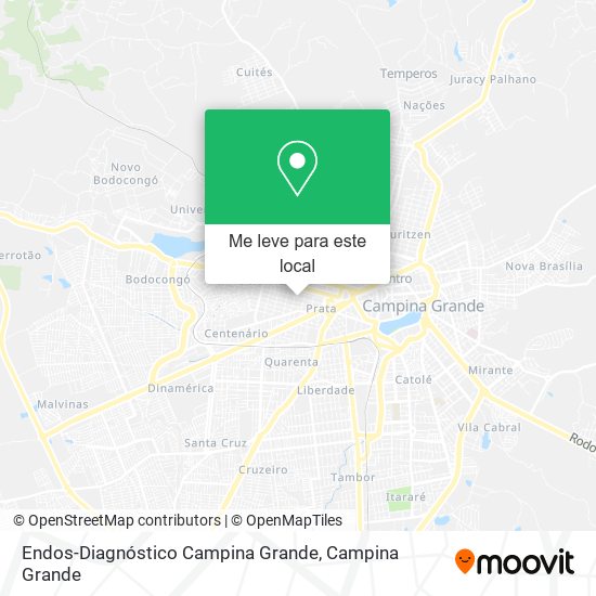 Endos-Diagnóstico Campina Grande mapa