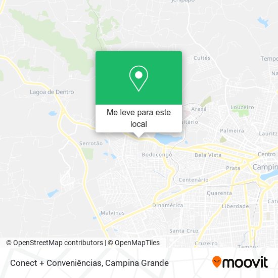 Conect + Conveniências mapa