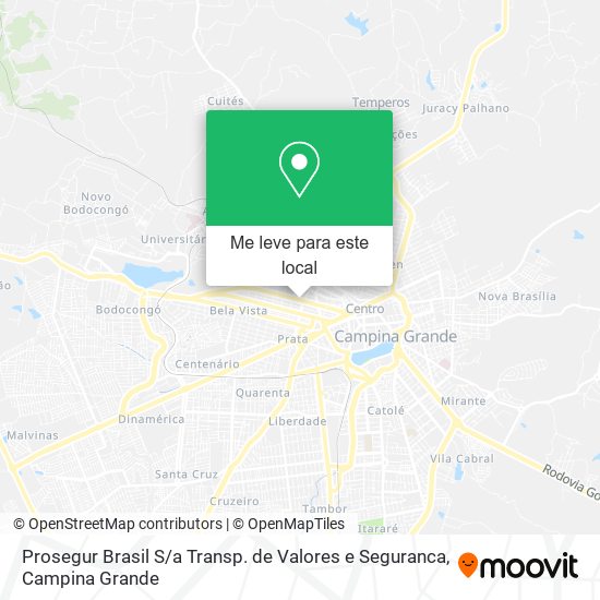 Prosegur Brasil S / a Transp. de Valores e Seguranca mapa