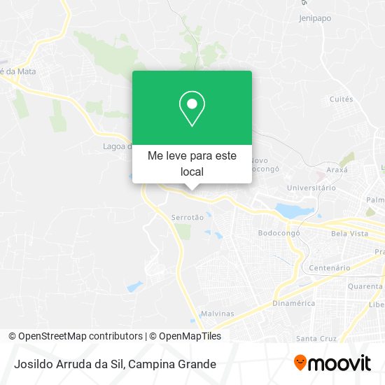 Josildo Arruda da Sil mapa