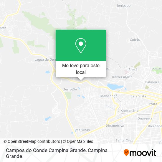 Campos do Conde Campina Grande mapa