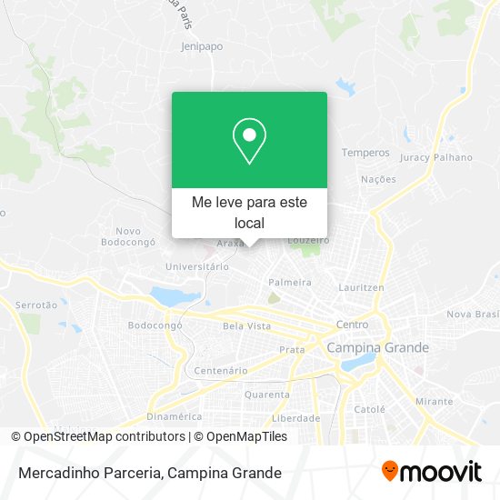 Mercadinho Parceria mapa