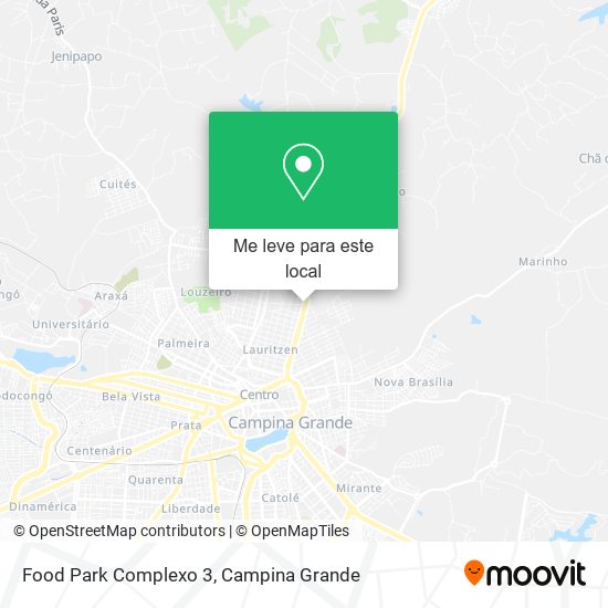 Food Park Complexo 3 mapa