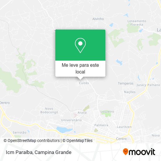 Icm Paraíba mapa