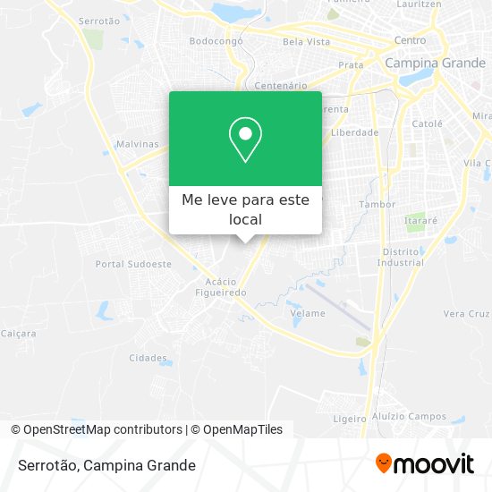 Serrotão mapa