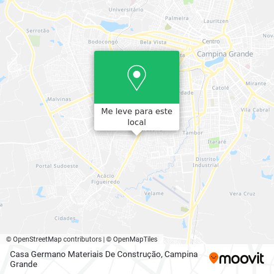 Casa Germano Materiais De Construção mapa