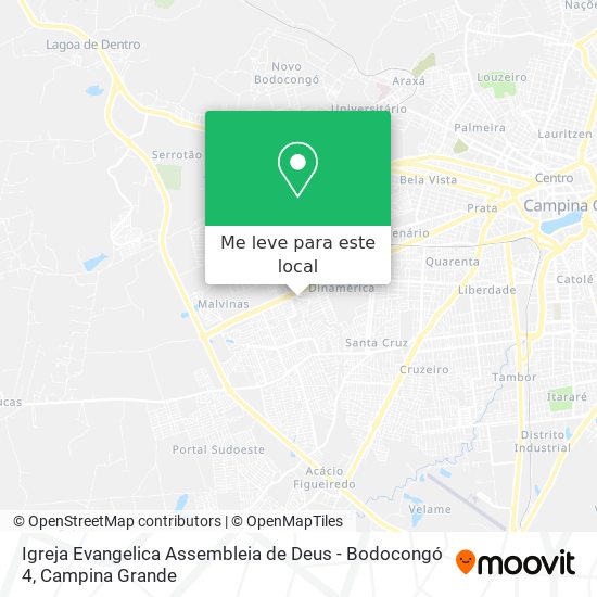 Igreja Evangelica Assembleia de Deus - Bodocongó 4 mapa