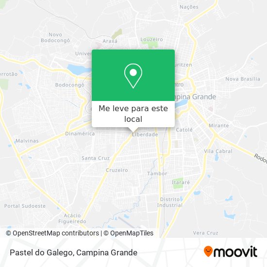 Pastel do Galego mapa