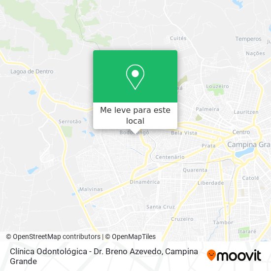 Clínica Odontológica - Dr. Breno Azevedo mapa