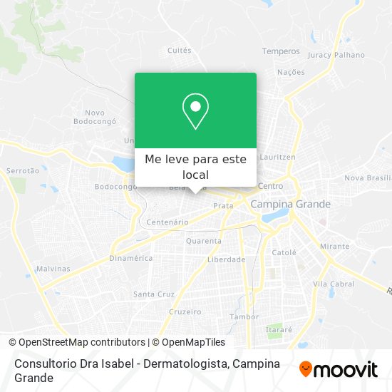 Consultorio Dra Isabel - Dermatologista mapa