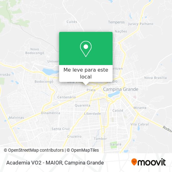 Academia VO2 - MAIOR mapa