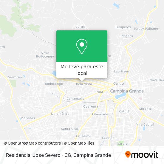 Residencial Jose Severo - CG mapa