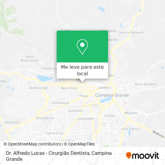 Dr. Alfredo Lucas - Cirurgião Dentista mapa