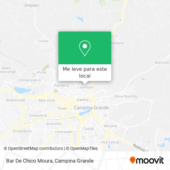 Bar De Chico Moura mapa