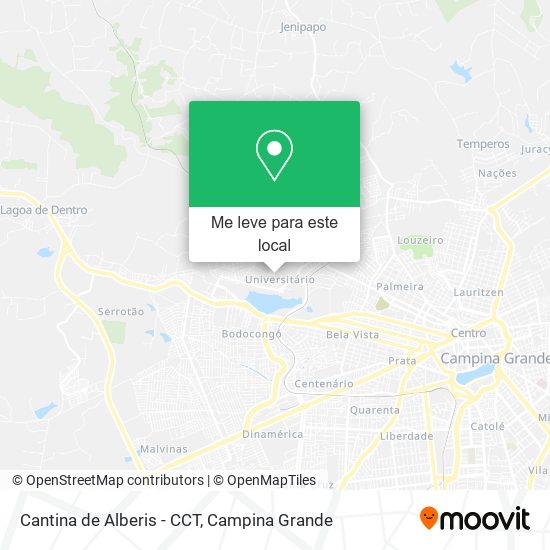 Cantina de Alberis - CCT mapa