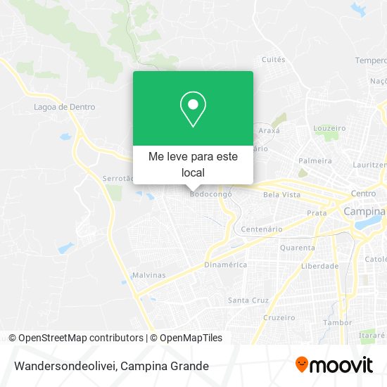 Wandersondeolivei mapa