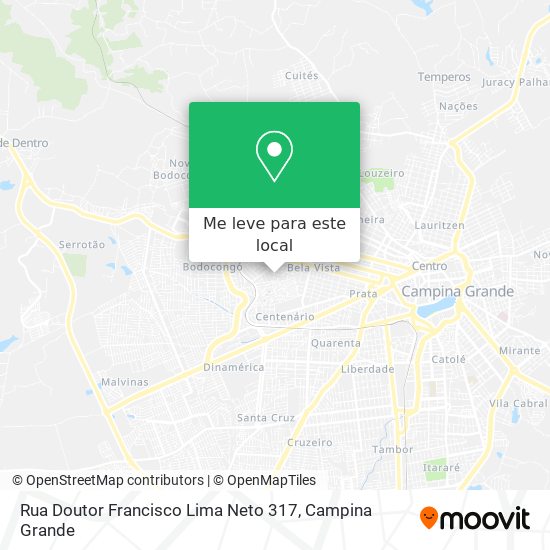 Rua Doutor Francisco Lima Neto 317 mapa