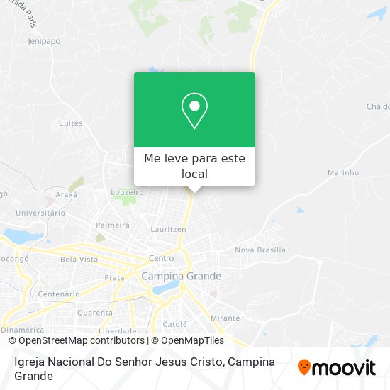 Igreja Nacional Do Senhor Jesus Cristo mapa