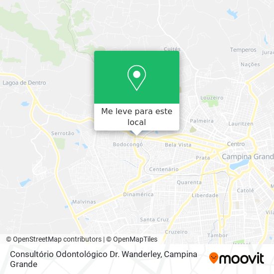 Consultório Odontológico Dr. Wanderley mapa