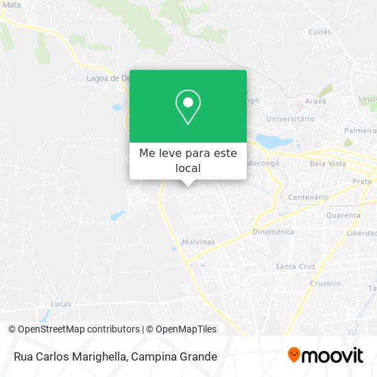 Rua Carlos Marighella mapa