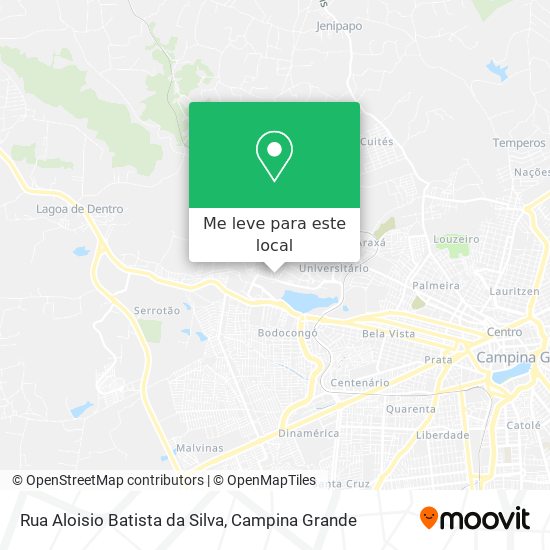 Rua Aloisio Batista da Silva mapa