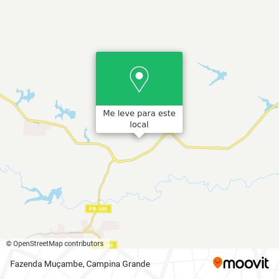 Fazenda Muçambe mapa