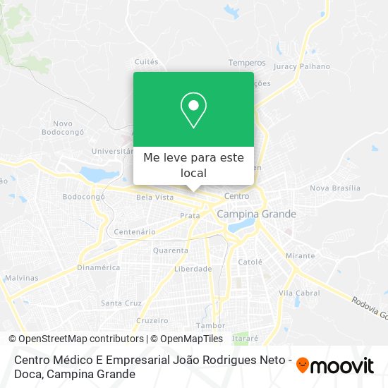 Centro Médico E Empresarial João Rodrigues Neto - Doca mapa