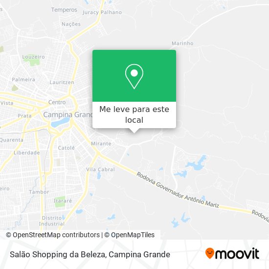 Salão Shopping da Beleza mapa