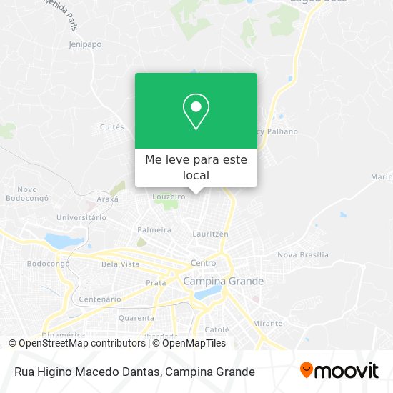 Rua Higino Macedo Dantas mapa