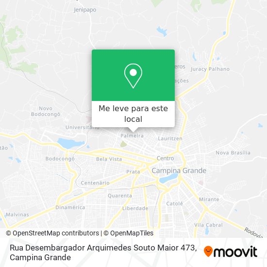 Rua Desembargador Arquimedes Souto Maior 473 mapa