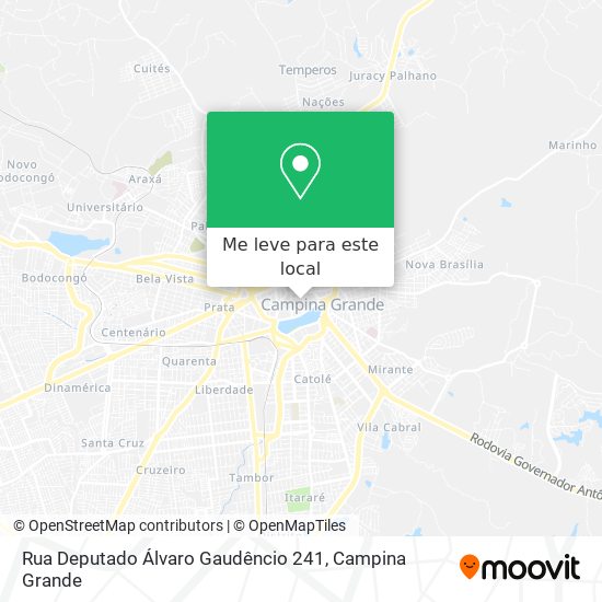 Rua Deputado Álvaro Gaudêncio 241 mapa