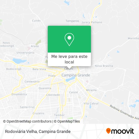 Rodoviária Velha mapa