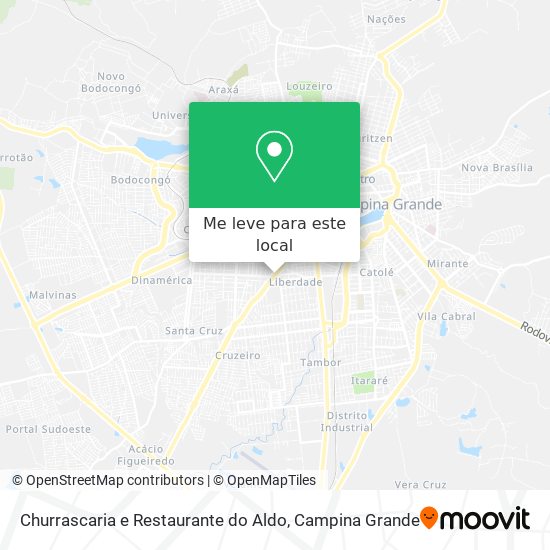 Churrascaria e Restaurante do Aldo mapa