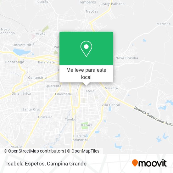 Isabela Espetos mapa