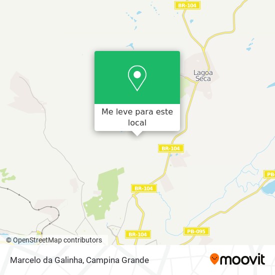 Marcelo da Galinha mapa