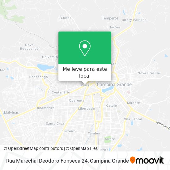 Rua Marechal Deodoro Fonseca 24 mapa