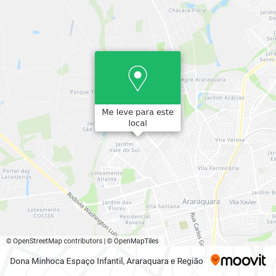 Dona Minhoca Espaço Infantil mapa