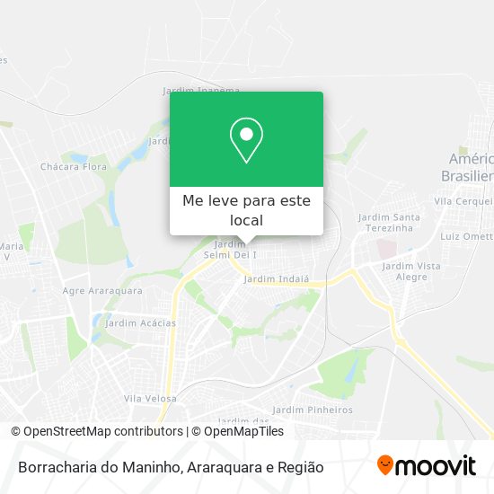 Borracharia do Maninho mapa