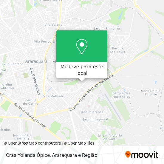 Cras Yolanda Ópice mapa