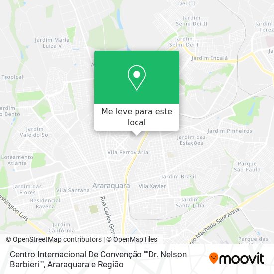 Centro Internacional De Convenção ""Dr. Nelson Barbieri"" mapa
