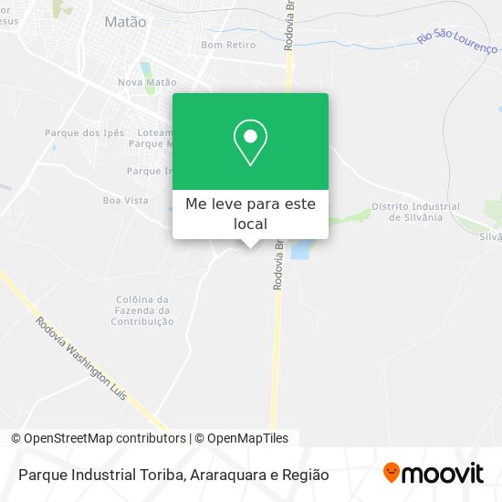 Parque Industrial Toriba mapa