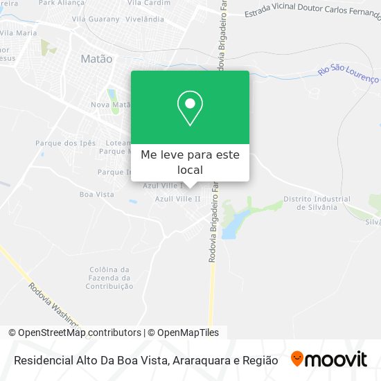 Residencial Alto Da Boa Vista mapa