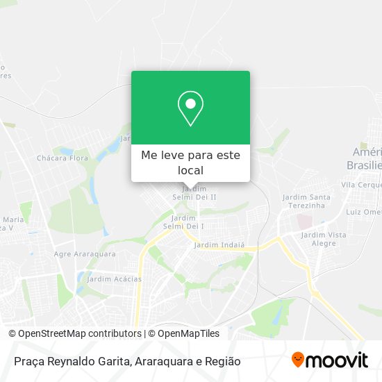 Praça Reynaldo Garita mapa